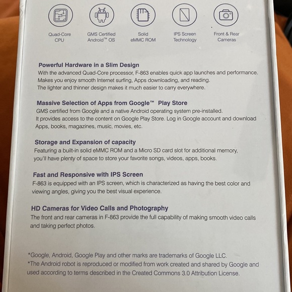 Small Tablet. Google, Android, google play - Picture 2 of 2